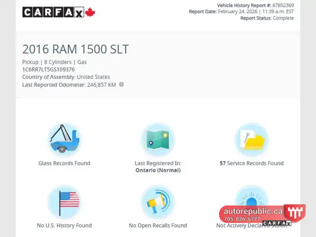 2016 Ram 1500 SLT Hemi 4x4 Certified No Accidents - Photo 5