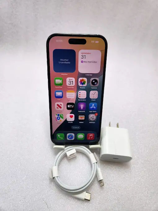 iPhone 15 128gb Black 89% 3 Months Warranty W/Charger