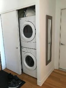 3 1/2 meublé, chauffé, éclairé, bail 3 mois 1/2 (Enquête crédit) - Photo 7