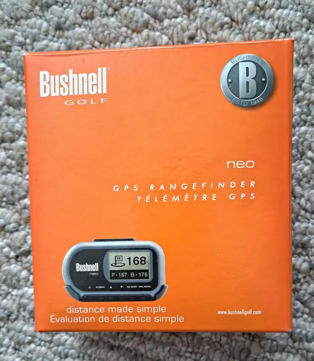 NEW in Box Bushnell Golf-Neo # 368050 -2009