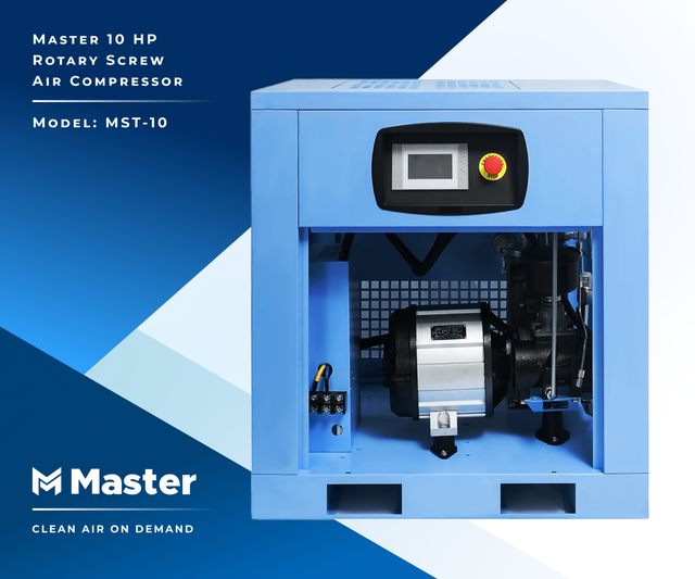 10 HP Rotary Screw Air Compressor - Photo 3