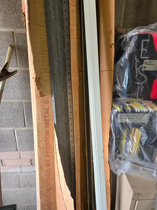 T bar ceiling and drywall corner beat