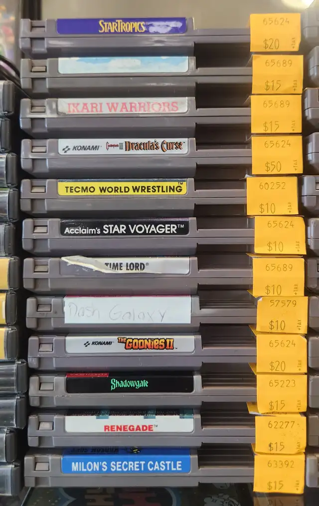 Nintendo NES Games: Super Mario, Metroid, Kirby, Megaman, Zelda