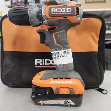 Brushless Hammer Drill Kit with 2.0 Ah Battery, Charger, and Bag