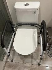 Toilet/bathroom safety rail