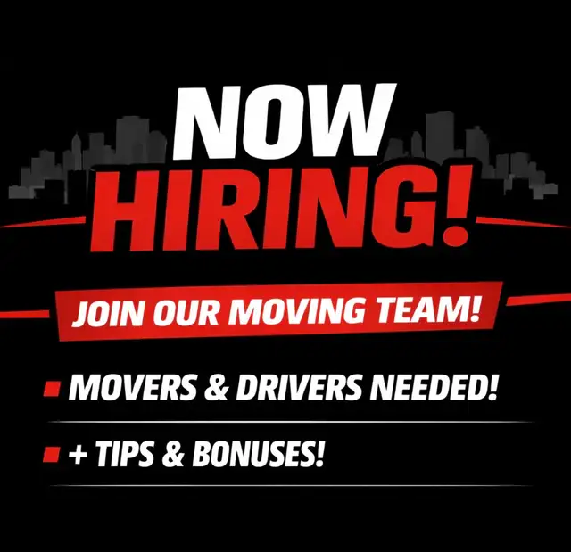 Mover and Driver needed for Local Moving Company
