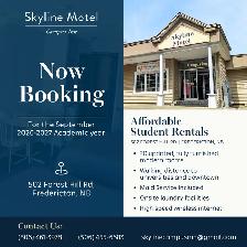 Now Booking to rent at Skyline Campus inn