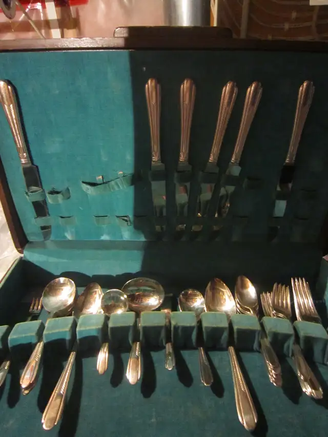 #312 PLUME silverware set for 6 - Photo 2