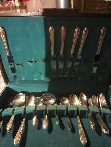 #312 PLUME silverware set for 6 - Photo 2