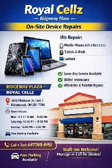 SAMSUNG/ IPHONE/ LG/ GOOGLE/ HUWAEI IPHONE & TABLE FIX ON THE SI