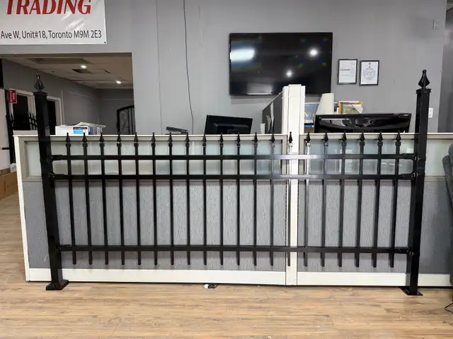 Aluminum Fencings Single Dual swing Gates Metal Driveway Gates - Photo 2