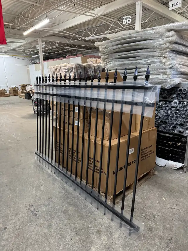 Aluminum Fencings Single Dual swing Gates Metal Driveway Gates - Photo 3