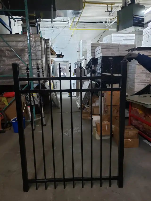 Aluminum Fencings Single Dual swing Gates Metal Driveway Gates - Photo 5