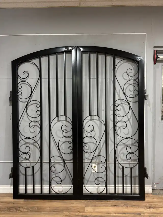 Aluminum Fencings Single Dual swing Gates Metal Driveway Gates - Photo 10