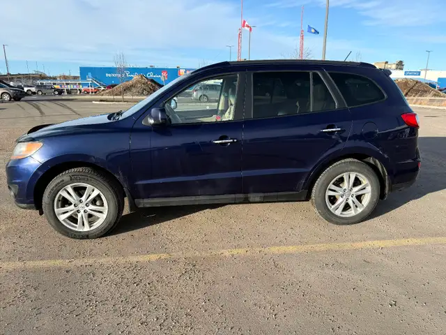 Blue 2010 Hyundai Santa Fe