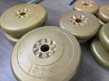 ️ Adjustable Weight Set   Barbell & Dumbbells (70 lbs Plates) - Photo 9