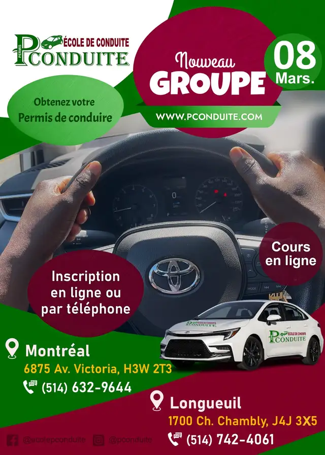 Cours de conduite automobile(en ligne) 5146329644