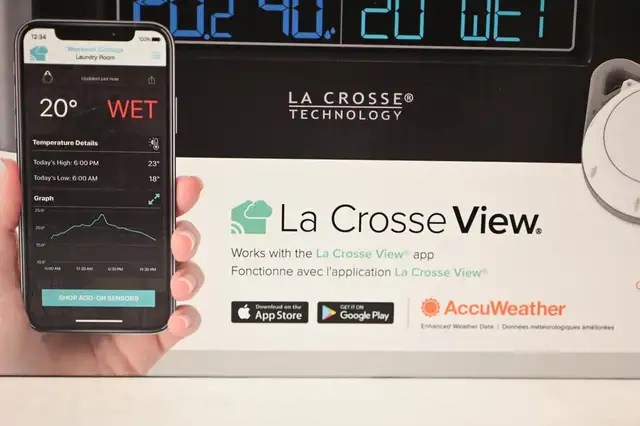 Water Leak Detection La Crosse View Wi-Fi Weather Forecast NEW - Photo 3