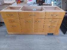Large Maple Bathroom Vanity