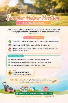 Summer Helper Position