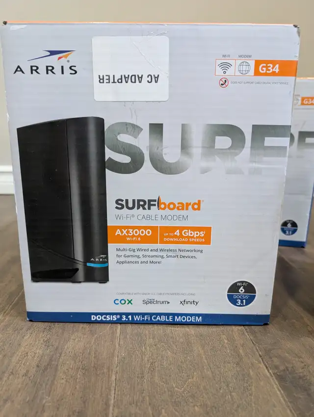 Brand New Arris Cable Modem Router Combo For Sale - Photo 6
