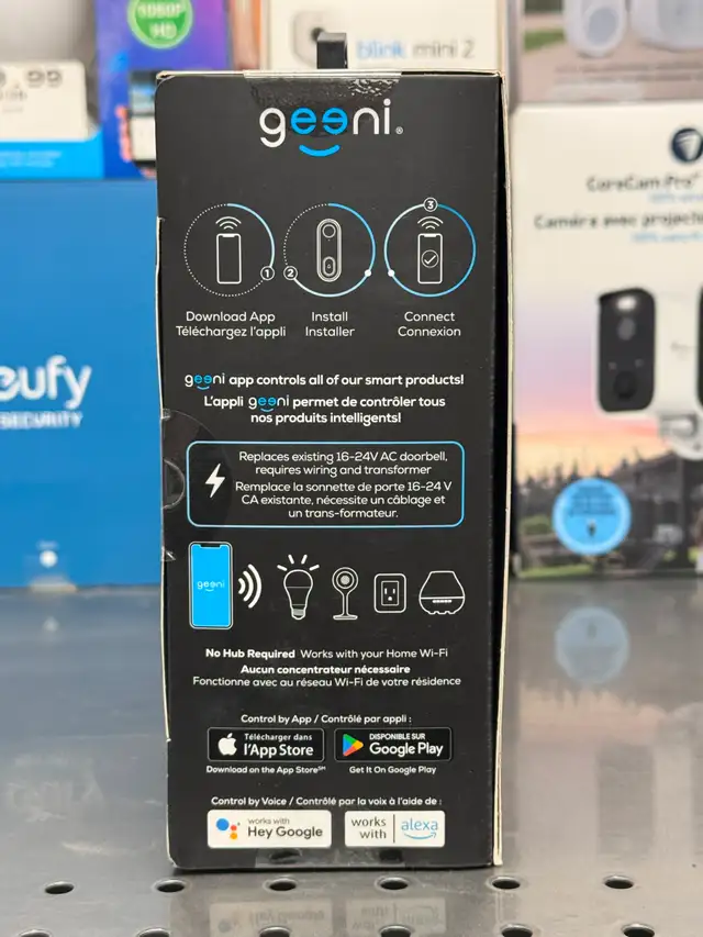 Geeni DOORPEEK Smart Wired Doorbell with 1080p HD Camera - NEW - Photo 3