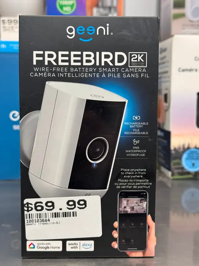 Geeni FREEBIRD HD 1080p WireFree Battery Smart Camera - BRANDNEW