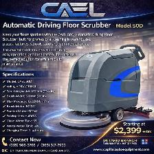 CAEL Automatic Driving Floor Scrubber – Model CAEL50DKeep your