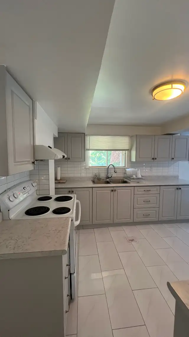 Spacious 2 bedroom basement apartment in Scarborough.