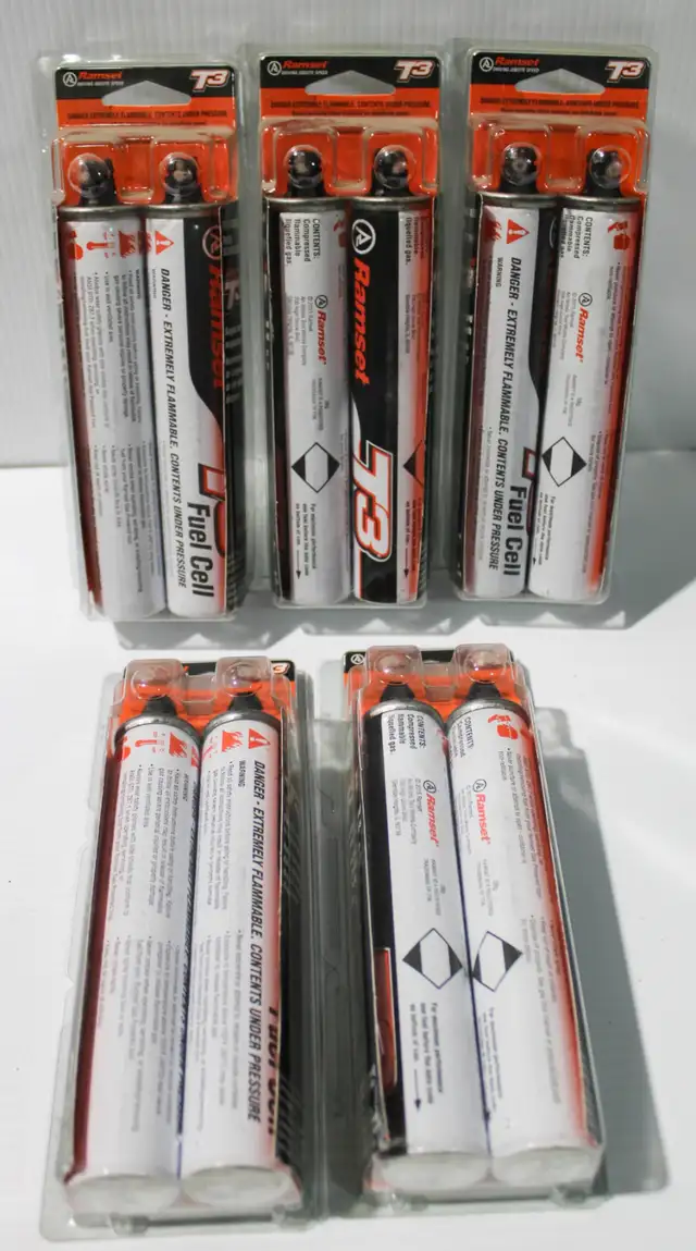 2 SEALED RAMSET T3 FUEL CELLSAS PICTURED 3 LEFT