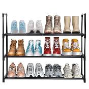 (New)3-Tiers Shoe Rack Shoe Storage Organizer for Entryway Close