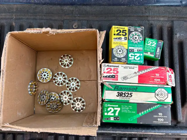 ASST. NEW RAMSET 22 & 25 CAL. LOADSAS PICTURED