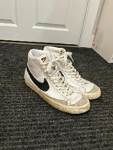 Nike Blazer Mid white/black size 10 men's
