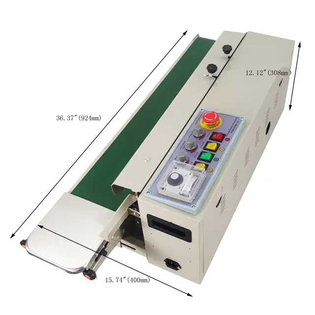 FRD-1000II Continuous Bag Sealing Machine Band Sealer110V 181217 - Photo 9