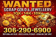 Wanted old scrap broken jewelry