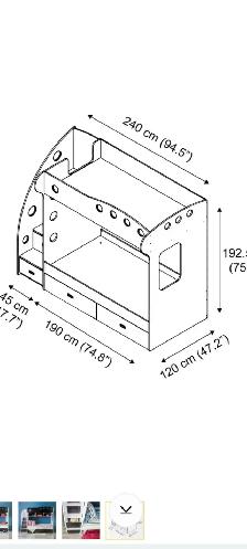 Bunk Bed with Storage ( Twin   Twin) - Photo 2