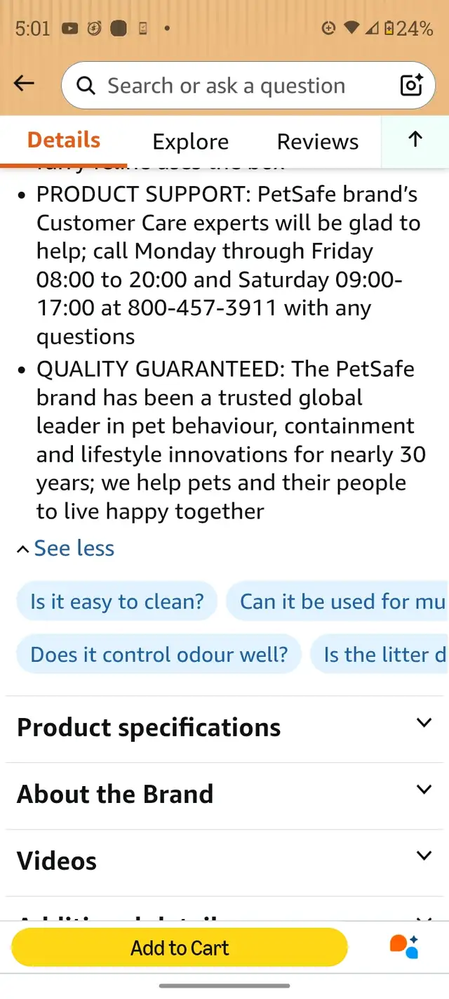 PetSafe scoopfree self cleaning litter box - Photo 8