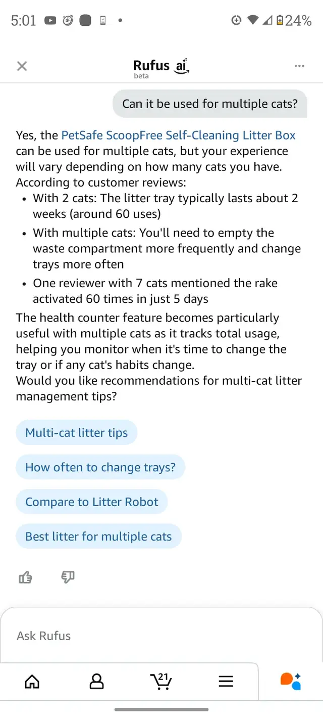 PetSafe scoopfree self cleaning litter box - Photo 9