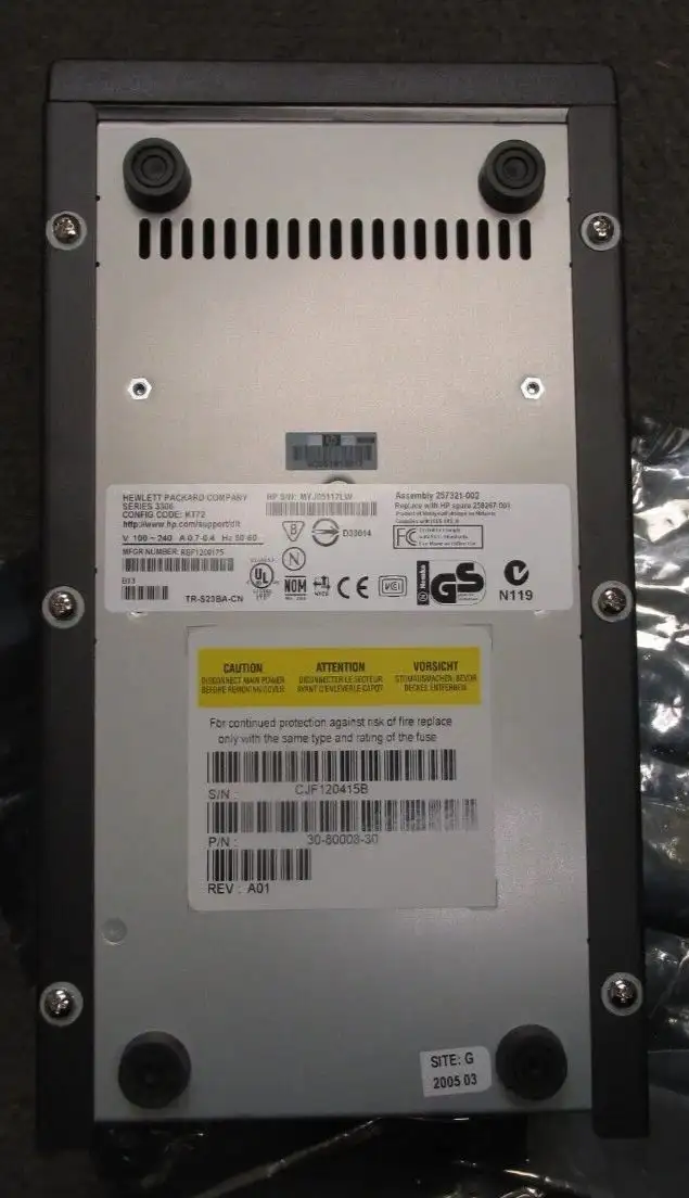 hp StorageWorks SDLT 320 sp/n: 258267-001 series 3306 config cod - Photo 4