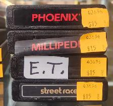Atari Games: Phoenix, Street Racer, Millipede, Space Wars