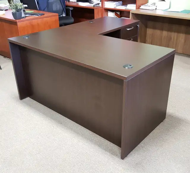 Akita Office Furniture L-Shape Desk From $529New - Photo 4