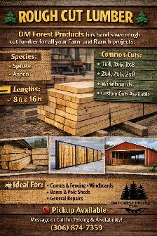 Rough Cut Lumber