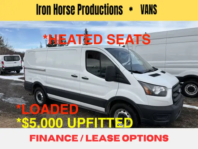 2020 Ford Transit Cargo Van $5,000 UPFITTED CAN FINANCE/LEASE