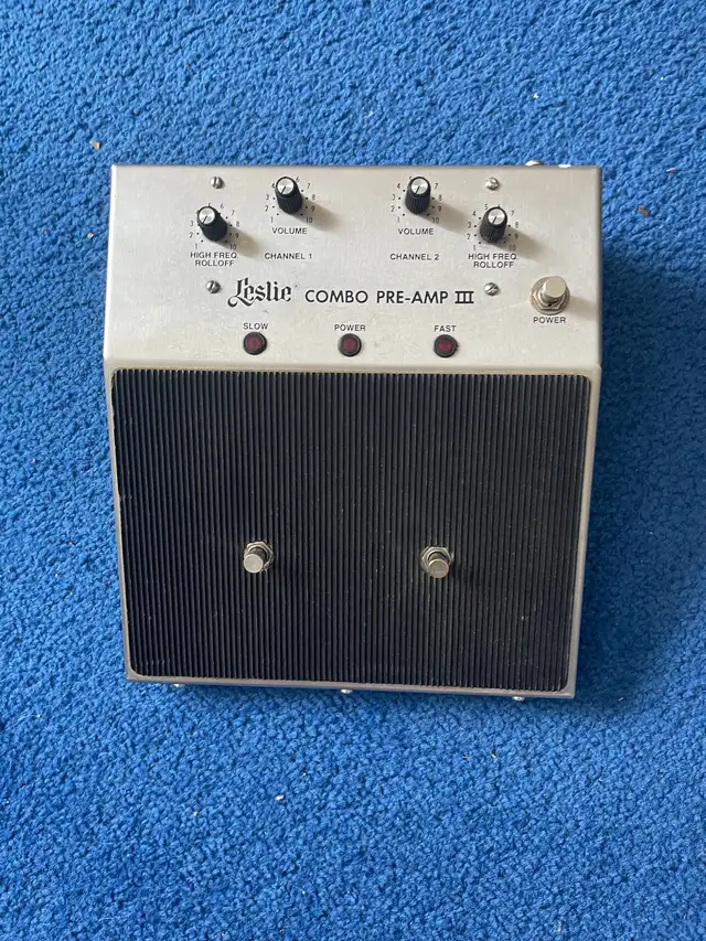 Leslie preamp pedal