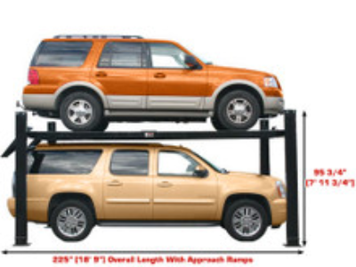 New 4 Post Car Lift, Parking Lift, Storage Lift 9000lb--AB - Photo 3
