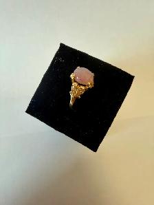 Women's 10K Gold Ring with Chrystal Opal~Size 6.5 - Photo 2