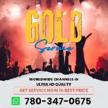 GOLD HUGE 4K TV AVAILABLE CALL NOW ! 780-347-0675