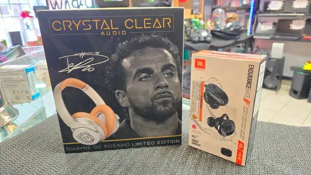 Wireless Head Phones And Ear Buds New In Box