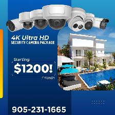 Outdoor Surveillance HD Cameras with Alarm Systems