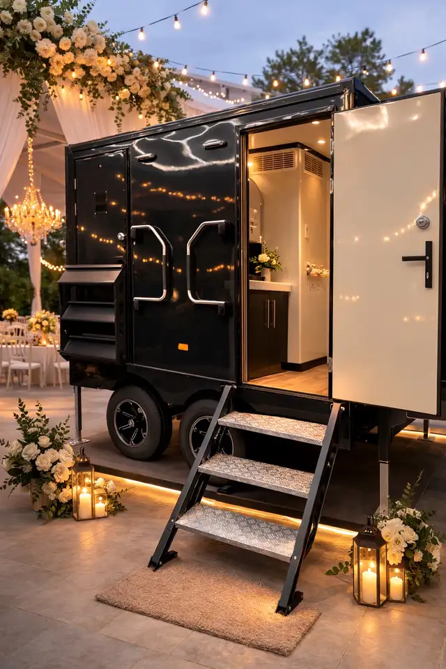 Luxury Portable Restroom Trailer Rentals – Prestige Restrooms - Photo 3